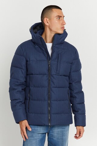 INDICODE JEANS - Casaco de inverno 'Piulio' em azul: frente