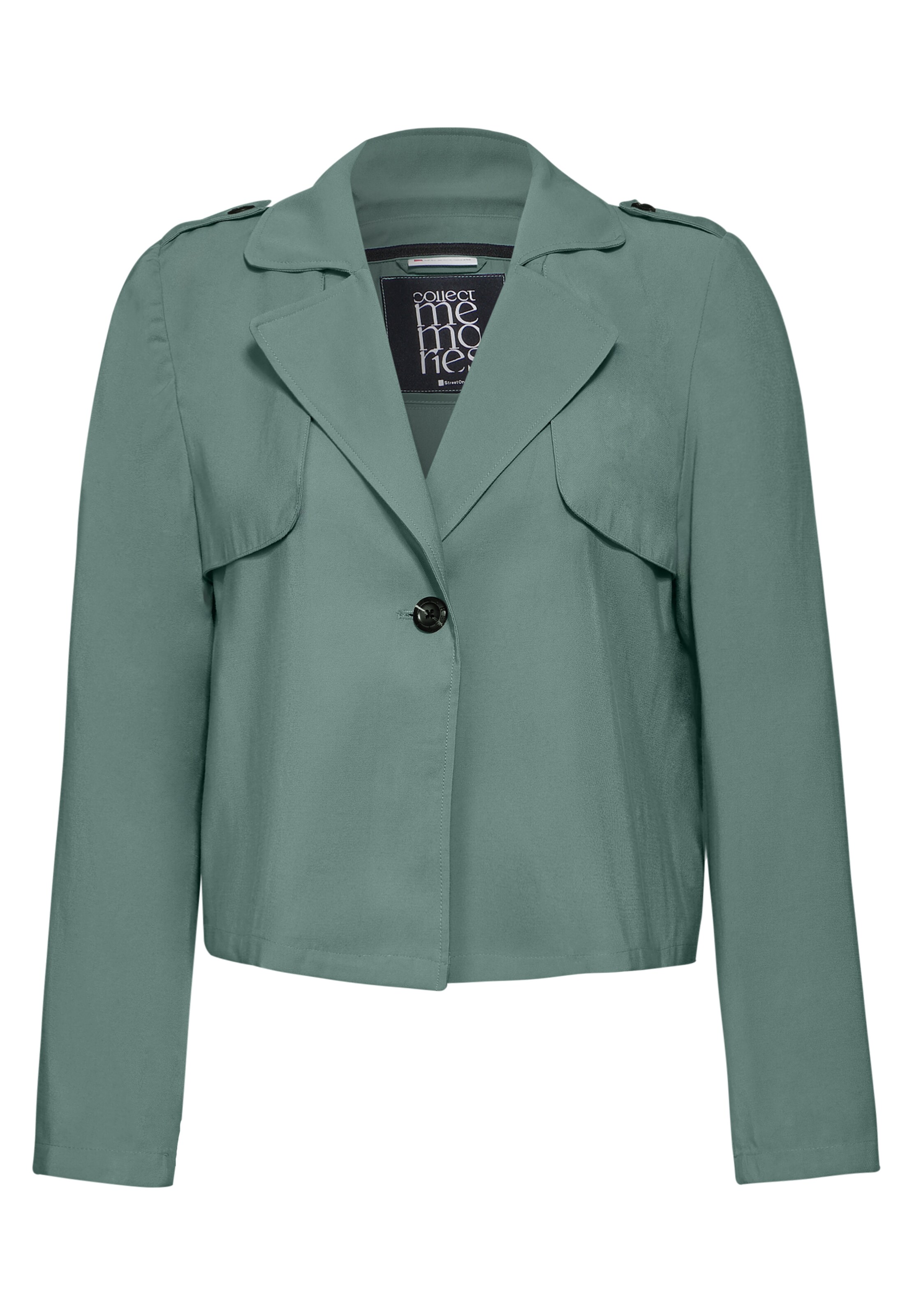STREET ONE Between-Season Jacket in Green: front