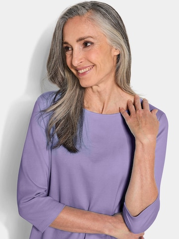 Goldner Shirt in Lila