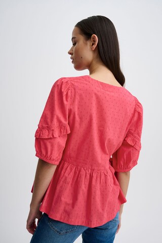 ICHI Blouse in Red