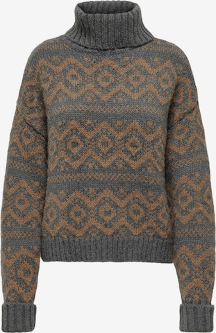 ONLY Pullover 'Carin' in Grau: predná strana