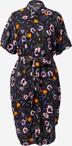 Monki - Vestidos camiseiros em preto: frente