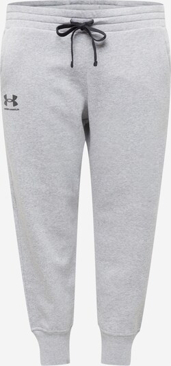 UNDER ARMOUR Sports trousers in mottled grey / Black, Item view