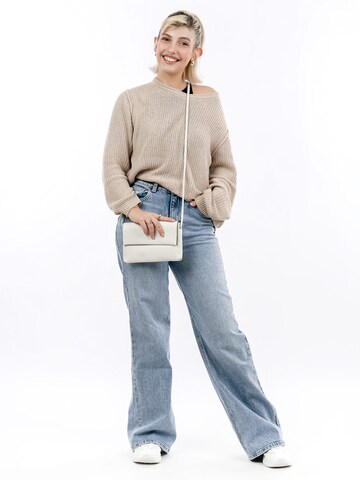 Borsa a tracolla 'Emma' di Emily & Noah in beige