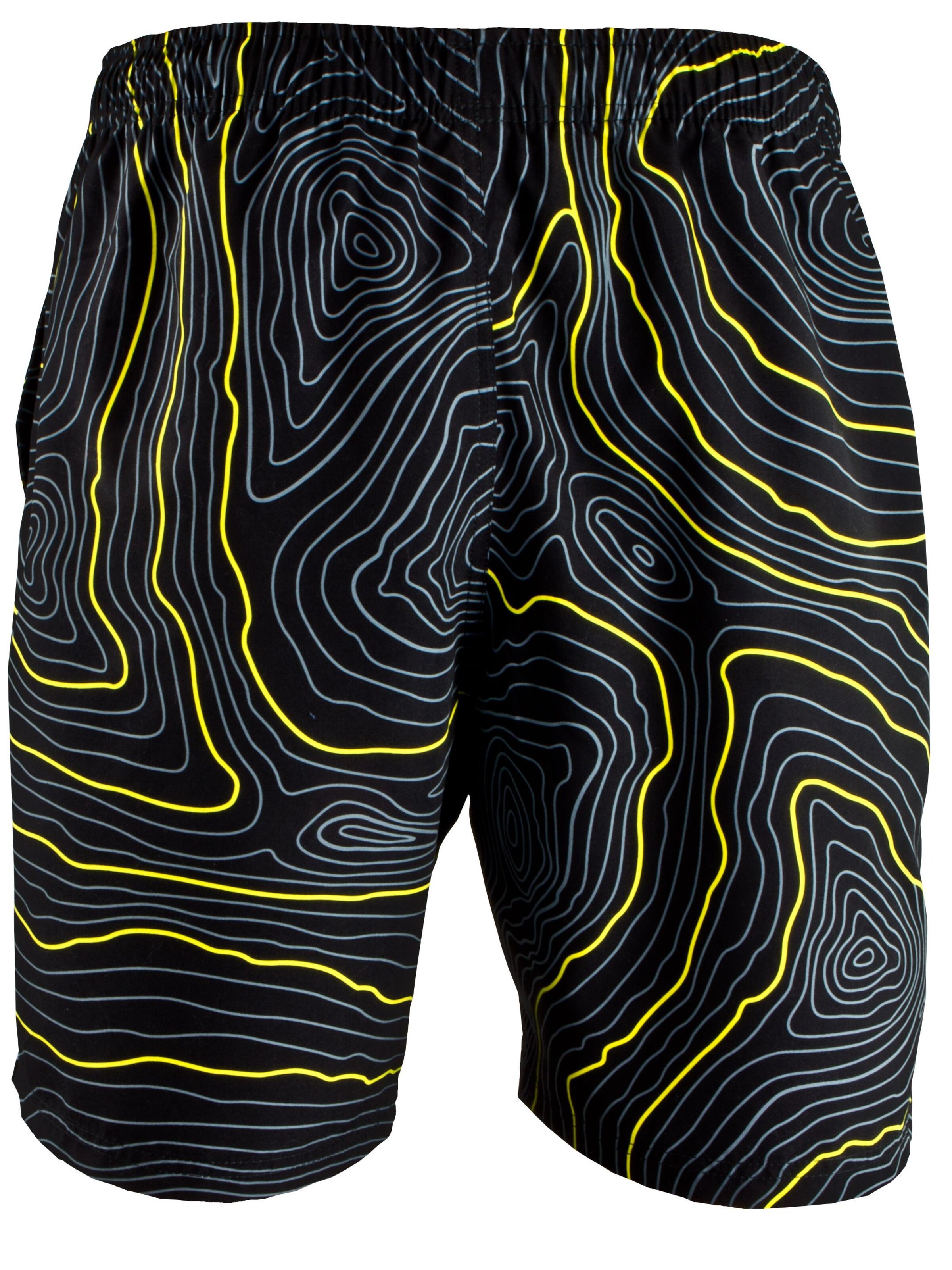 Guggen Mountain Badeshorts 'Boardshorts 2335'‌‌‌‌‌ in Gelb