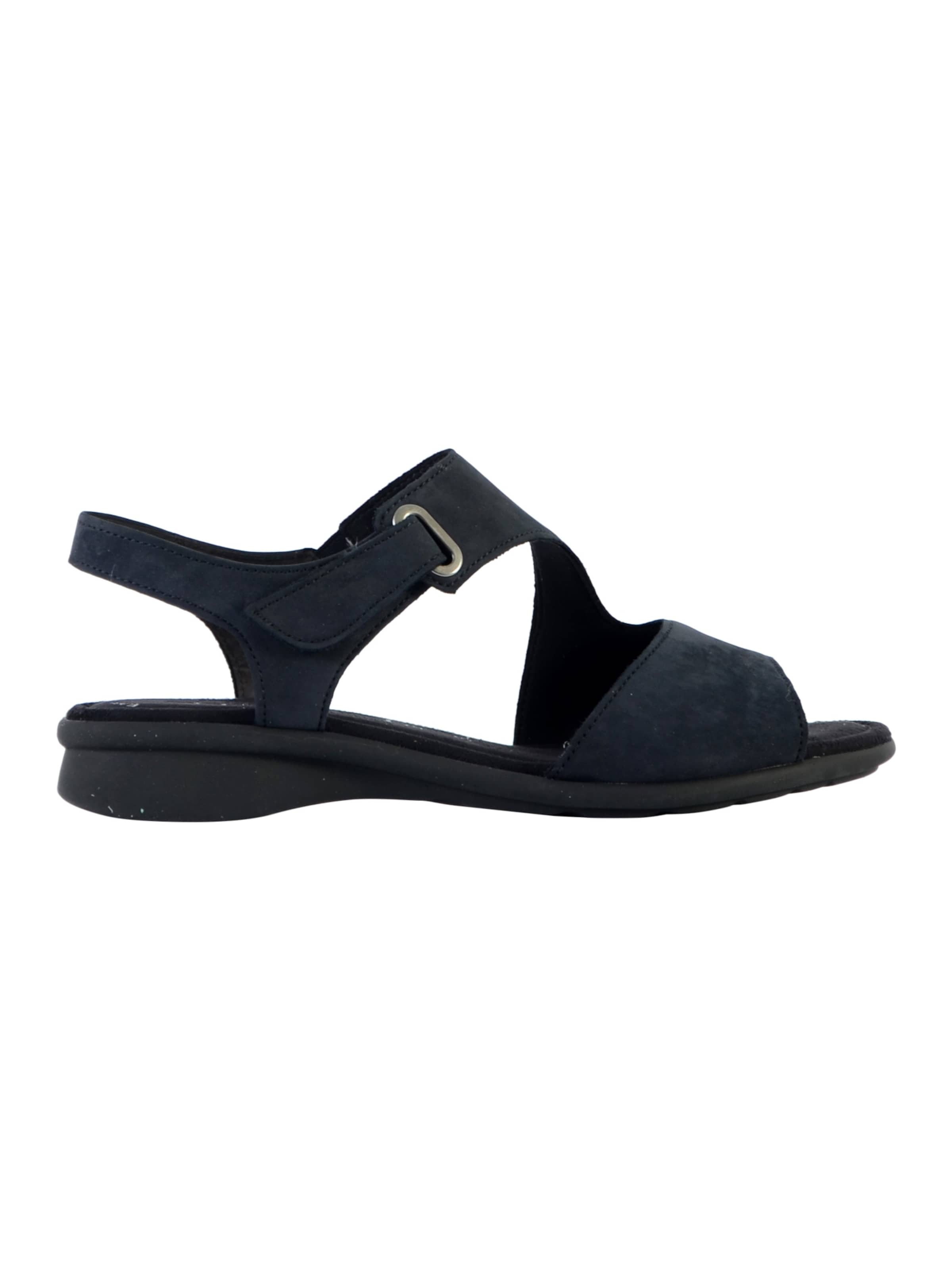 GABOR Sandal 'Flache Sandale aus Soft Nubuck Leder' in Blue