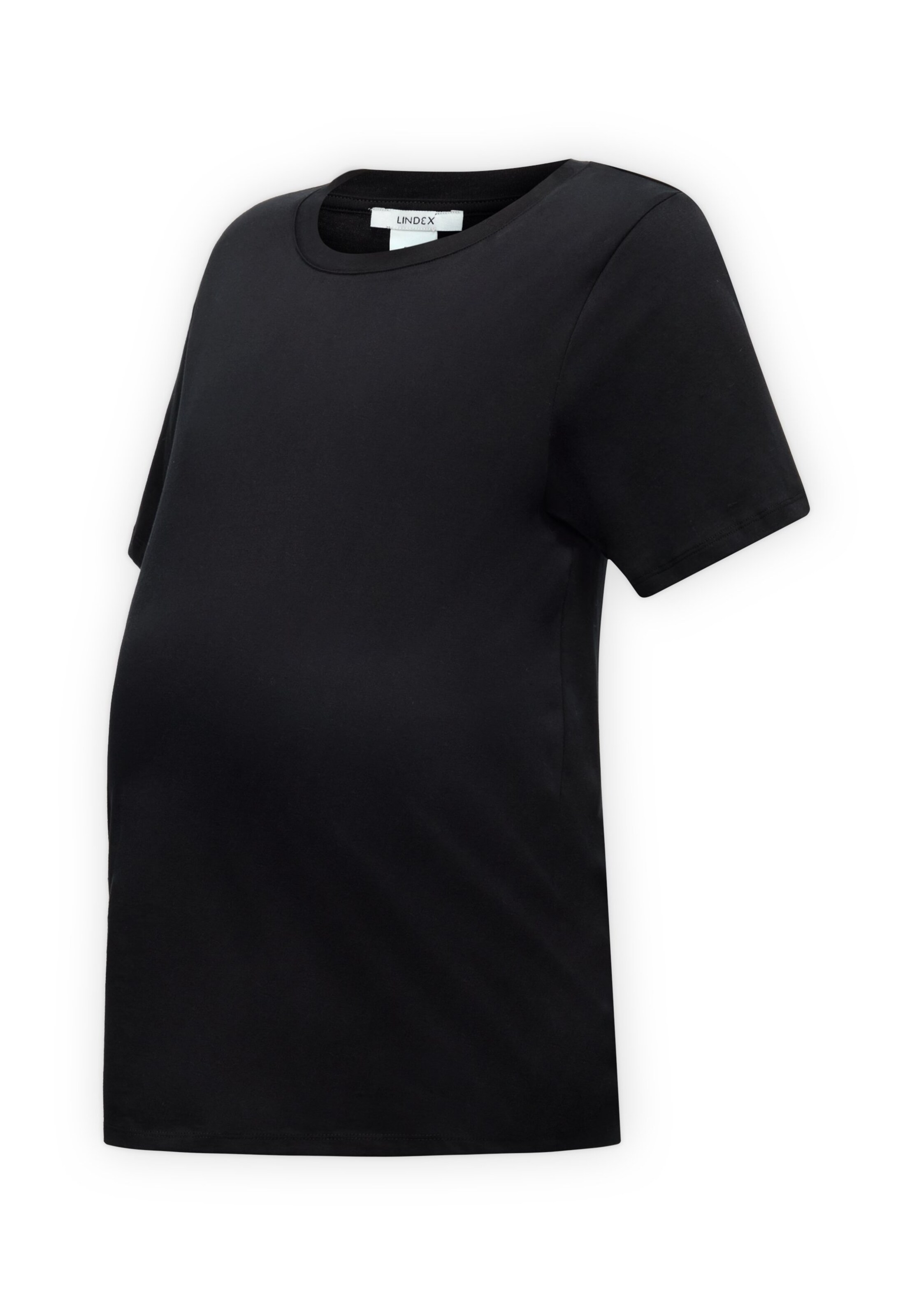T-shirt 'Erica' Lindex Maternity en noir : devant