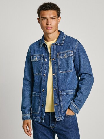 Veste mi-saison Pepe Jeans en bleu : devant