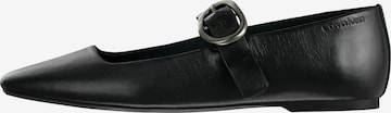 Calvin Klein Regular Nauhaballerina värissä musta: etupuoli