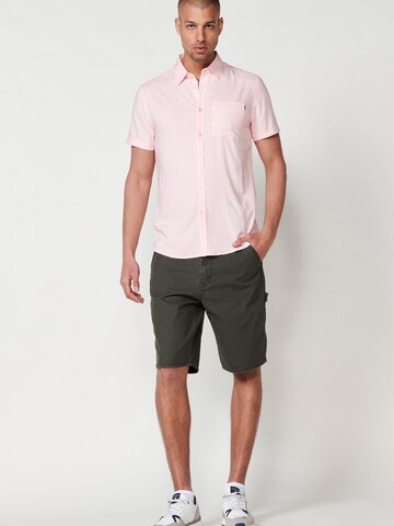 Regular fit Camicia di KOROSHI in rosa