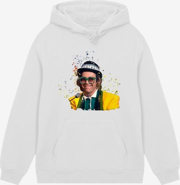 Sweat-shirt 'TV Times Elton John At The Piano 1977' F4NT4STIC en blanc : devant