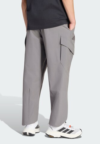 Effilé Pantalon outdoor 'Xploric' ADIDAS TERREX en gris