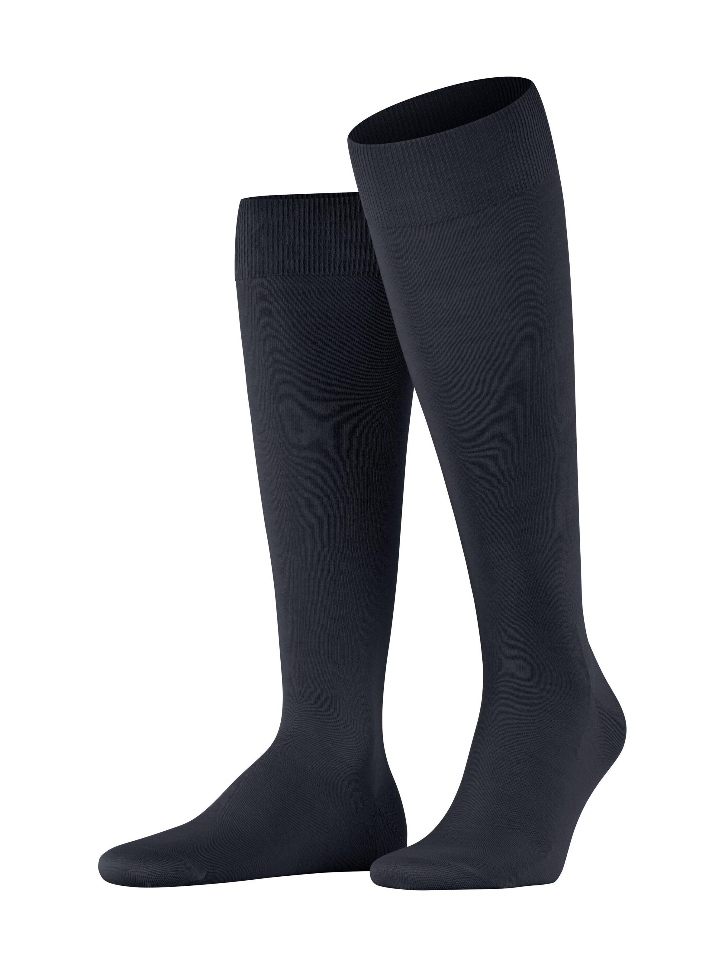 FALKE Kniestrümpfe 'ClimaWool'‌‌‌‌‌‌‌‌‌‌ in Blau: Vorderseite