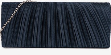 Cassandra Accessoires Clutch 'Pleated' in Blue: front