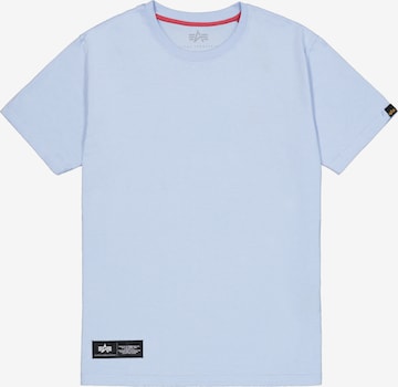 ALPHA INDUSTRIES Shirt in Blue: front