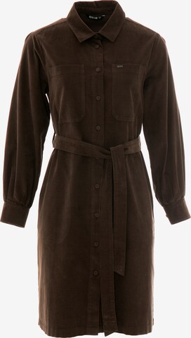 BIG STAR Shirt Dress 'Ayana' in Brown: front