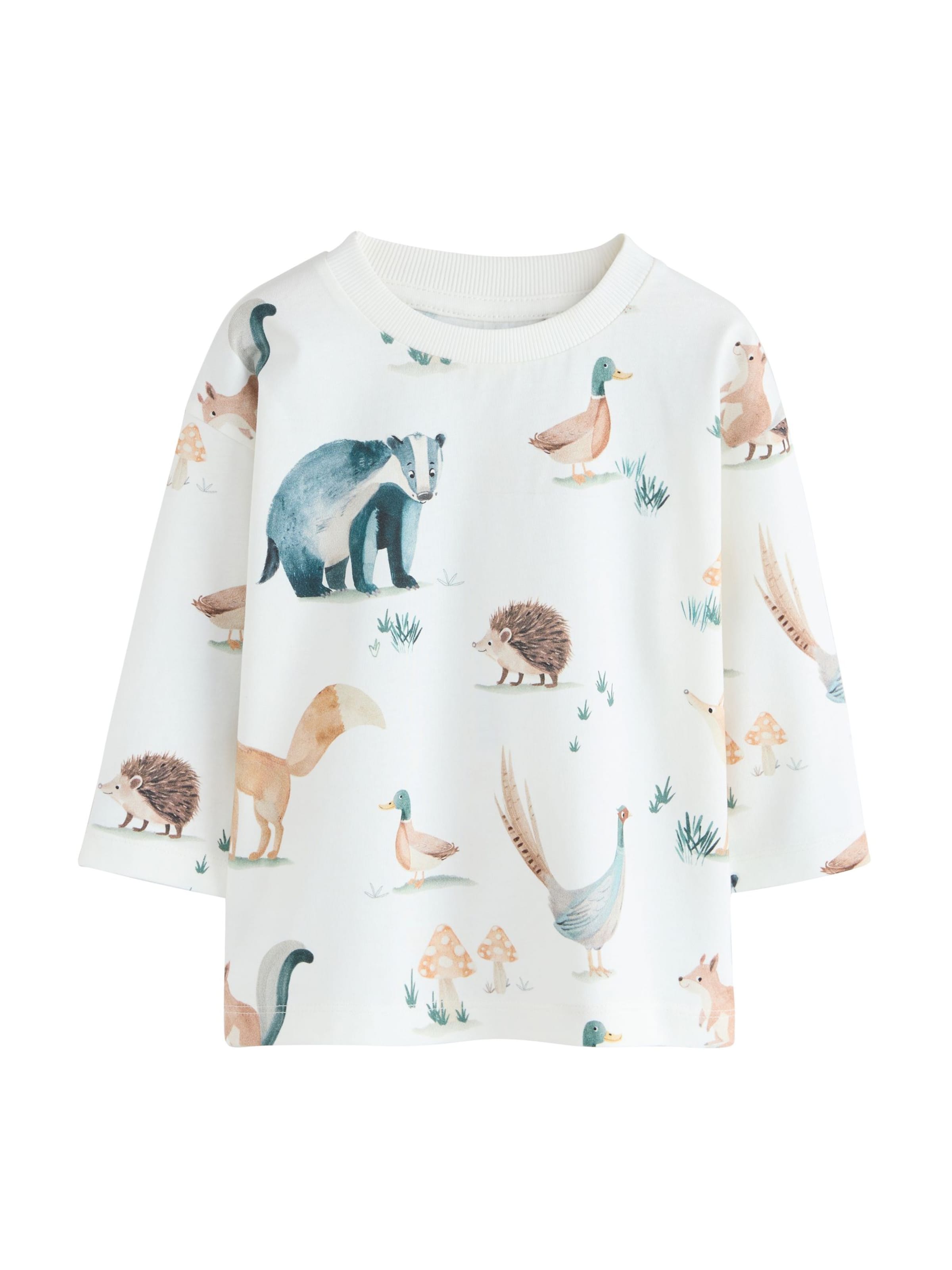 Next - Camiseta en blanco: frente