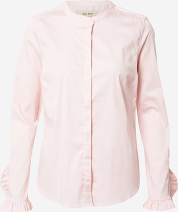 MOS MOSH Blouse in Roze: voorkant