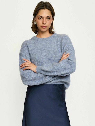Soft Rebels Sweater ' SRAllison ' in Blue: front