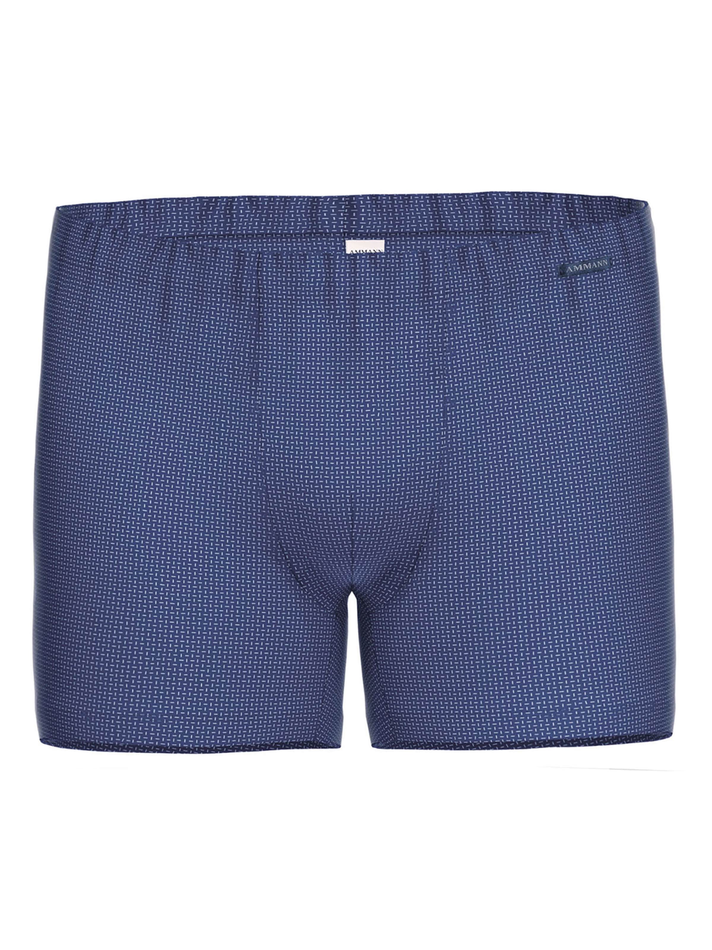 Ammann Boxer shorts 'Day Modern / Minimal Artwork' in Blue: front