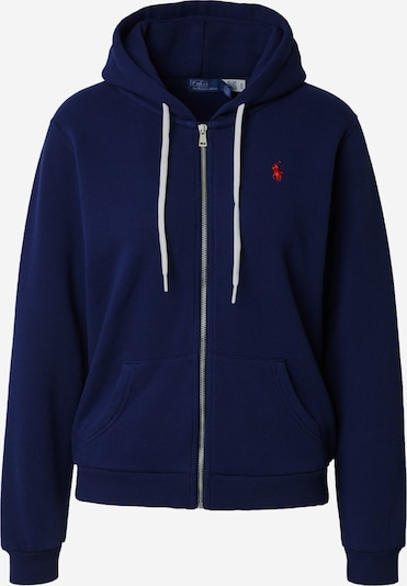 Polo Ralph Lauren Veste de survêtement en bleu marine / rouge / blanc, Vue avec produit