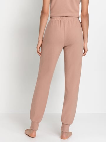 LASCANA Tapered Pants in Beige