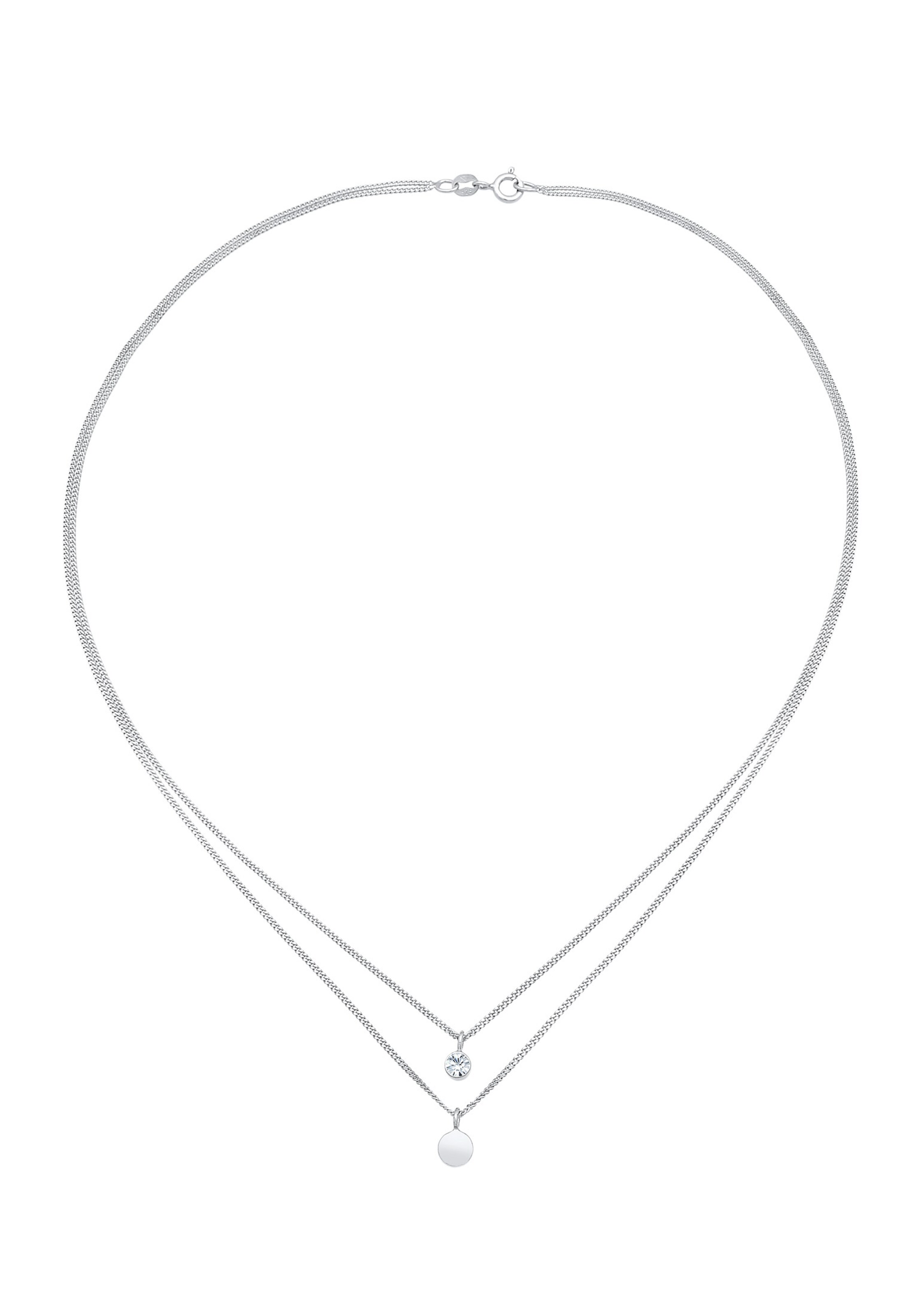 sidabrinė ELLI Grandinėlė 'Plättchen': priekis