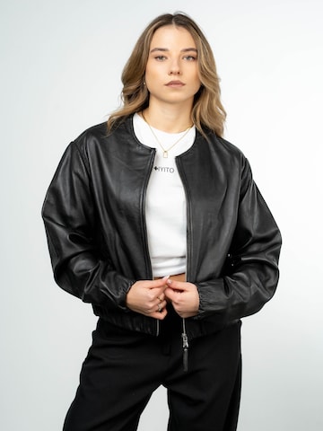 IYITO Between-season jacket 'IYEliana' in Black: front