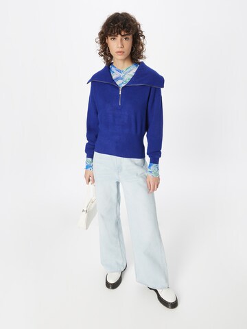 Colourful Rebel Pullover 'Kima' in Blau