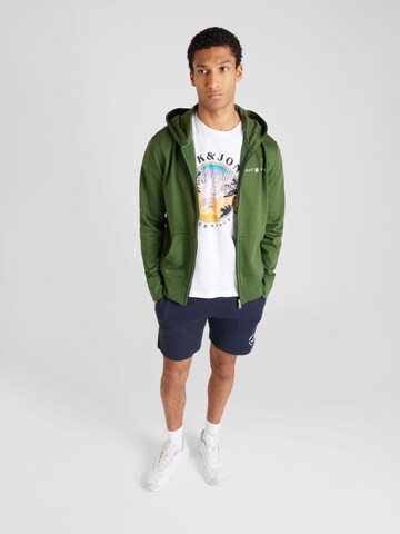 balts JACK & JONES T-Krekls 'OWEN SUMMER'