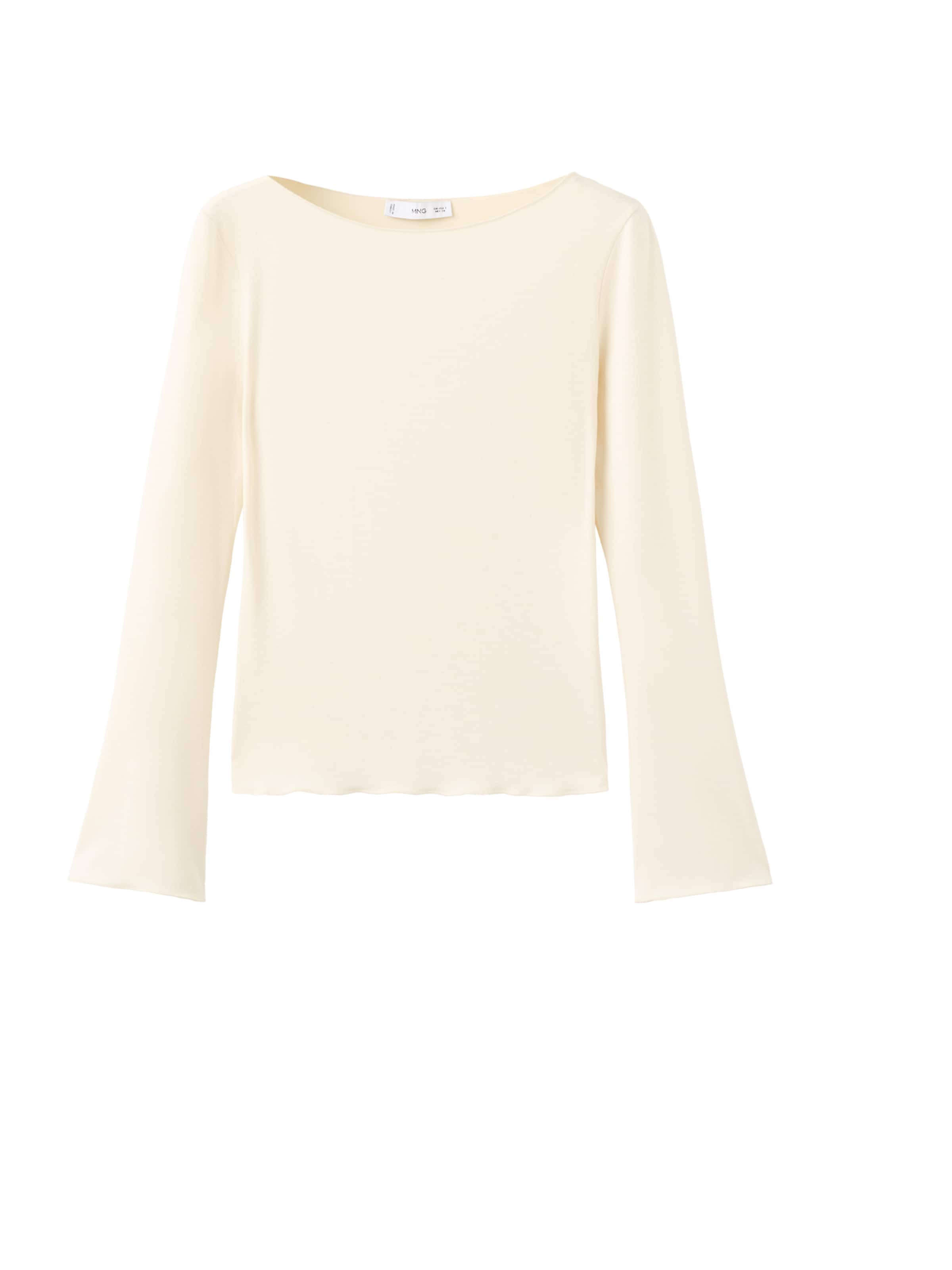 MANGO Tričko - Béžová: predná strana