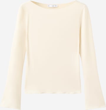 MANGO Tričko – béžová: přední strana