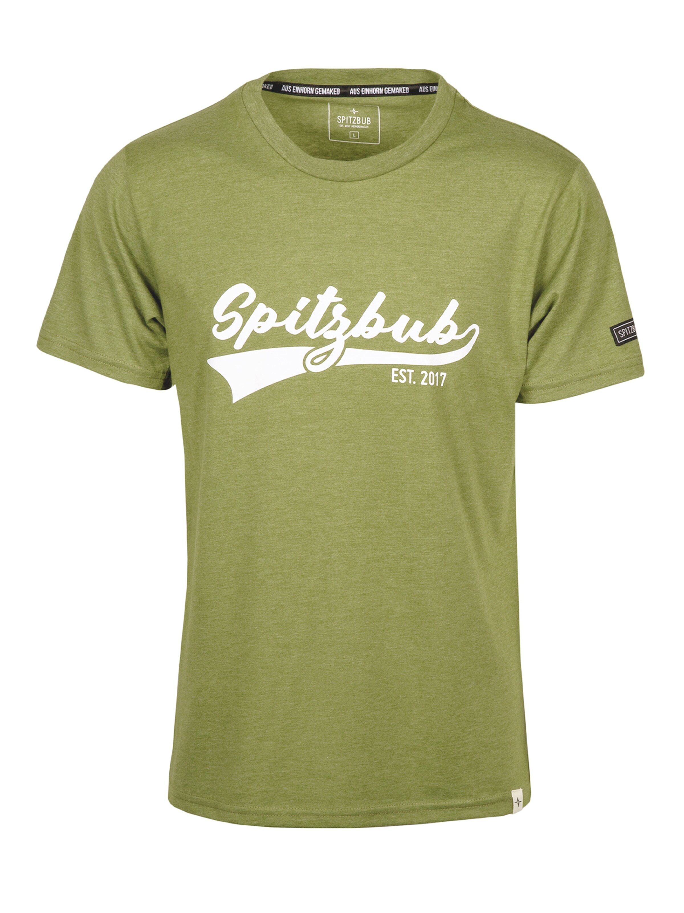 SPITZBUB Shirt 'Timo ' in Grün: Vorderseite