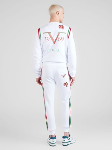 Effilé Pantalon 19V69 ITALIA en blanc