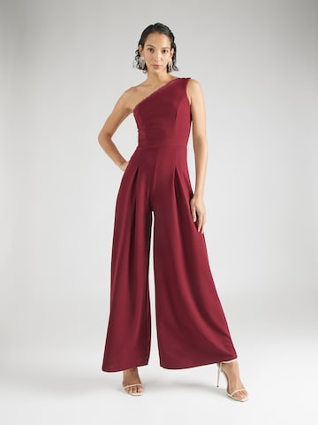 Tuta jumpsuit 'JANINE' di WAL G. in rosso