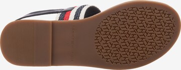 TOMMY HILFIGER - Sandalias de dedo en azul