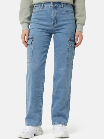 Jeans cargo 'F143' di Tazzio in blu: frontale