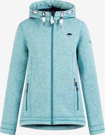 Schmuddelwedda Fleece Jacket in Blue: front