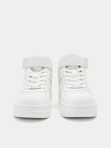 Baskets hautes Pull&Bear en blanc