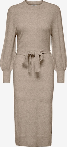 ONLY Knitted dress 'Nelly' in Beige: front