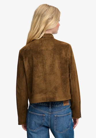 Superdry & Co Prehodna jakna | rjava barva
