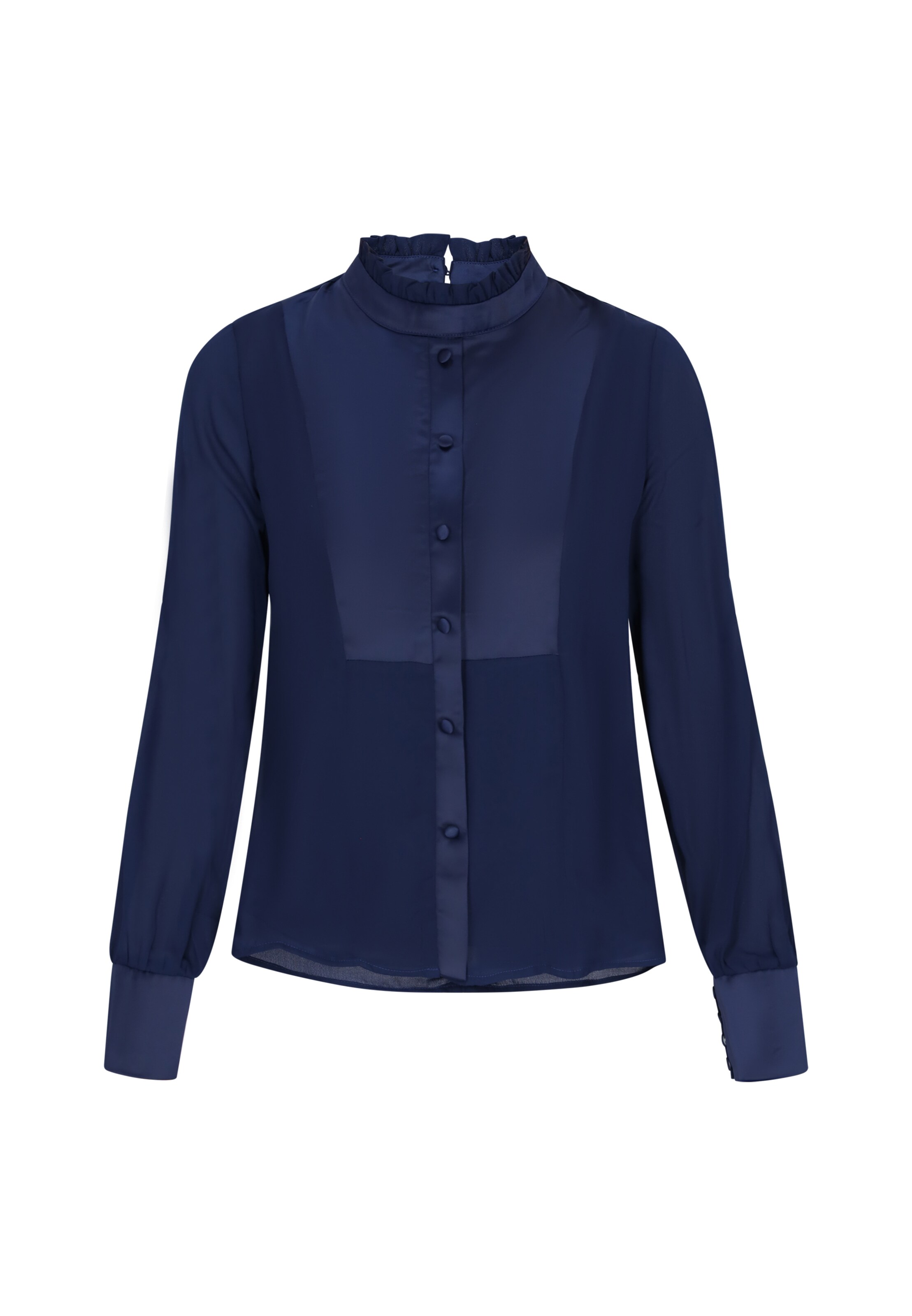 usha BLACK LABEL Bluse 'Elegant' in Blau: Vorderseite