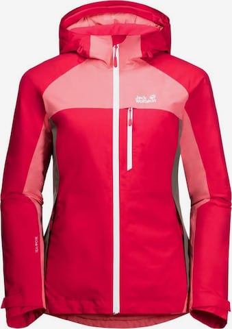 JACK WOLFSKIN Winter Jacket ' Eagle Peak Insulated ' in Red: front