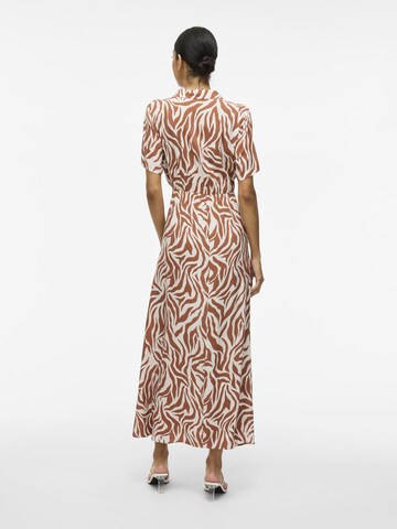 VILA Shirt dress in Brown