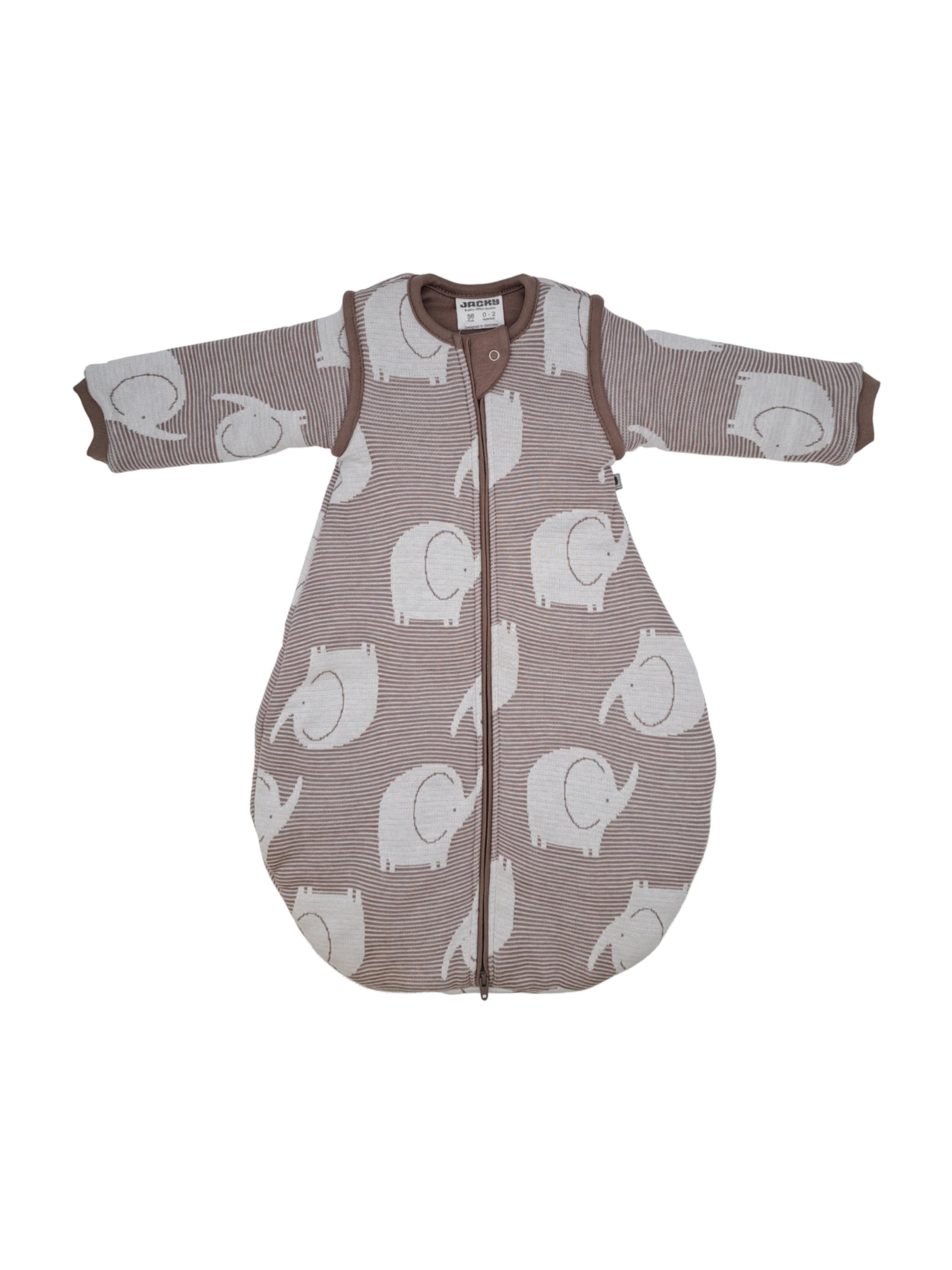 JACKY Sovepose i brun: forside