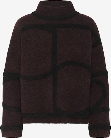 SOAKED IN LUXURY Pullover 'Sorea' i brun: forside