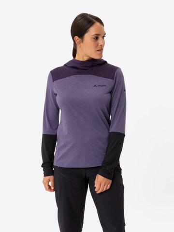 VAUDE Functioneel shirt 'Tremalzo' in Lila: voorkant
