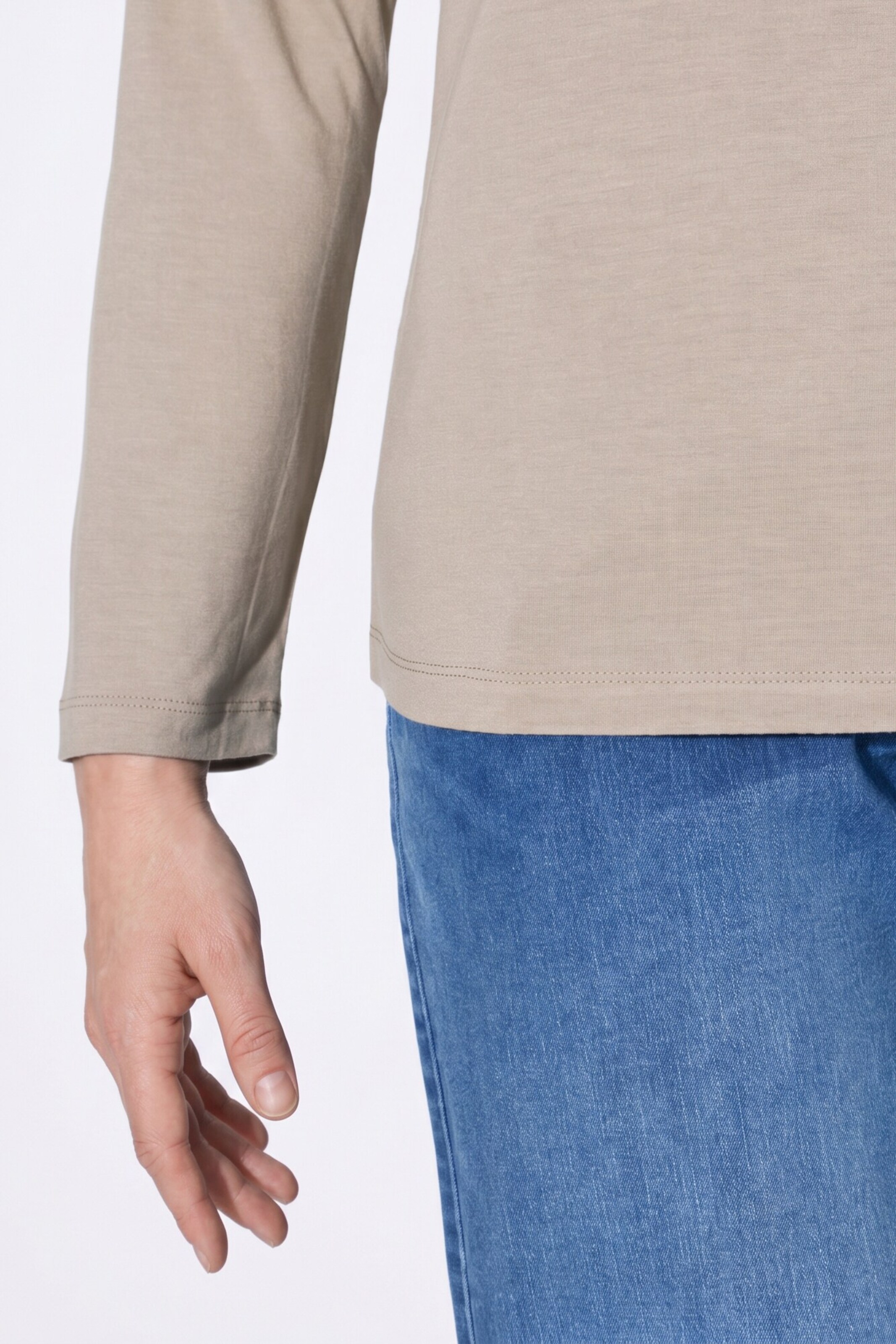 Ulla Popken Shirt in Beige