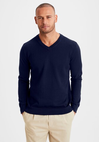 H.I.S Sweater in Blue: front