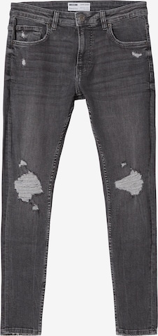 Bershka Skinny Jeans in Grey: front